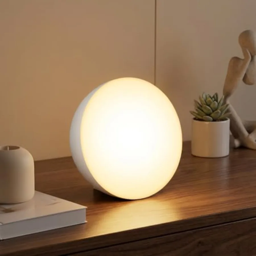 Gravity Sensor Cordless Table Lamp - 2700K Warm Light Rechargeable 2200mAh Battery Operated, Portable Mini Night Light for Nurs
