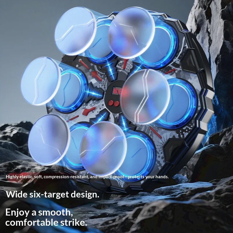 Smart Music Boxing Machine Wall Mounted Electronic Boxing Target Speed Adjustable Reaction Training Equipment For Home Indoor view 4