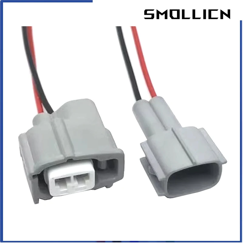 1 Set 2 Pin 6189-0611 Male Female Fuel Injector Nozzle Wire Harness Plug  For Toyata Corolla Camry RDX RAV4