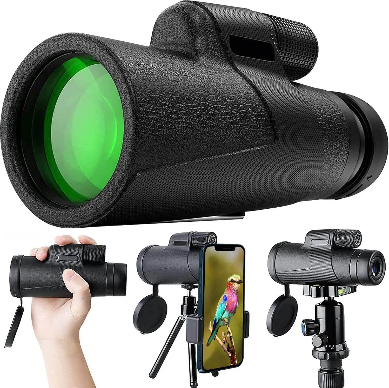 

Compact Monocular Telescope with 12x50 Magnification and Full Optical Coating Spotting Scopes Astronomical Telescopes