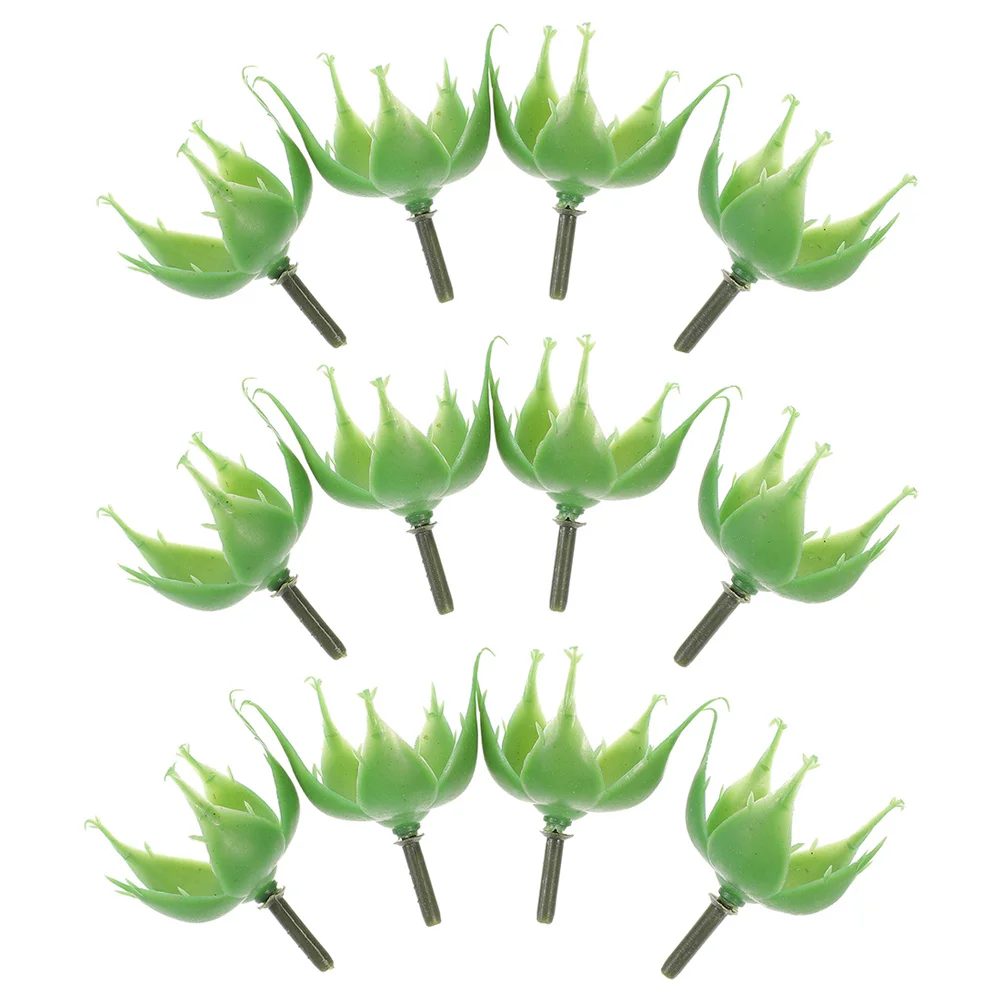 

200Pcs Preserved Flower Materials Artificial Rose Calyxes Fake Floral Sepals for DIY Bouquet Home Decor Romantic Arrangement