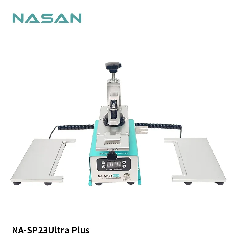 Updated Nasan SP23SUP Middle Frame Removal for cellphone screen separator with 3 individual heating plate