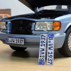 Exclusive customized model license plate 1:18 exquisite lovely metal customized personalized license plate car model 1 pair of D