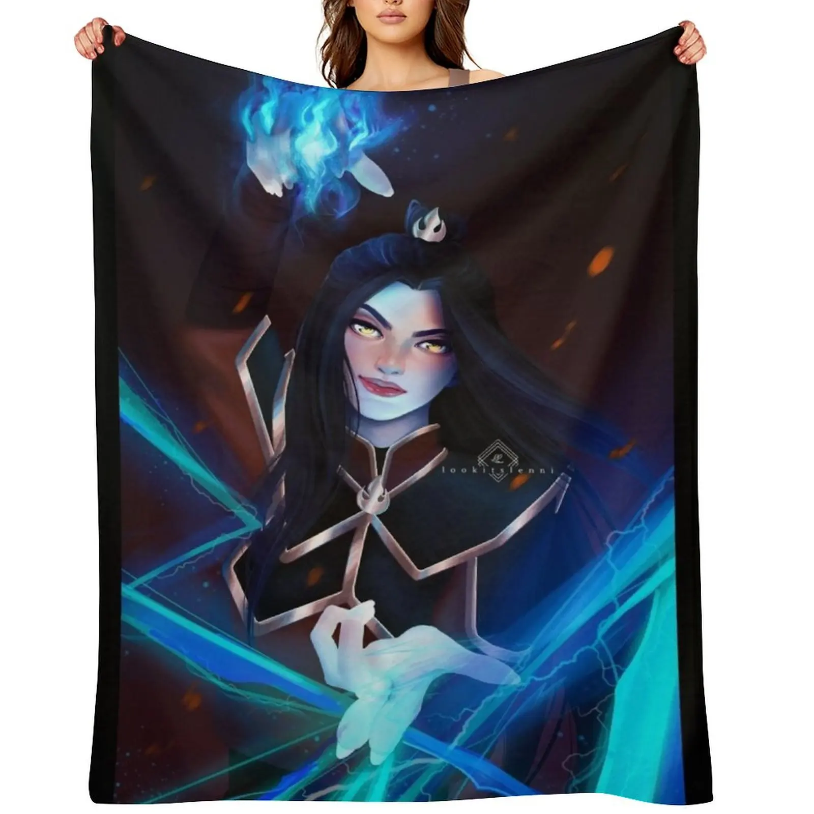 

Azula - Avatar the last Airbender - Fan art Throw Blanket Luxury Designer Sofas Quilt Sofa Throw Blankets
