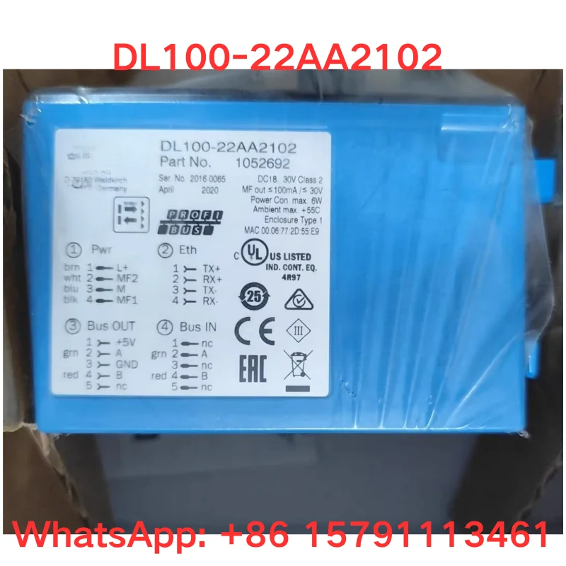

New laser displacement rangefinder DL100-22AA2102 for fast delivery