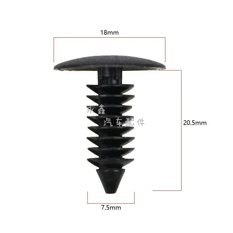 for Universal Christmas Tree Barbed Rivets Snaps Car Clips Pure Nylon Trunk Lined Plastic Cards