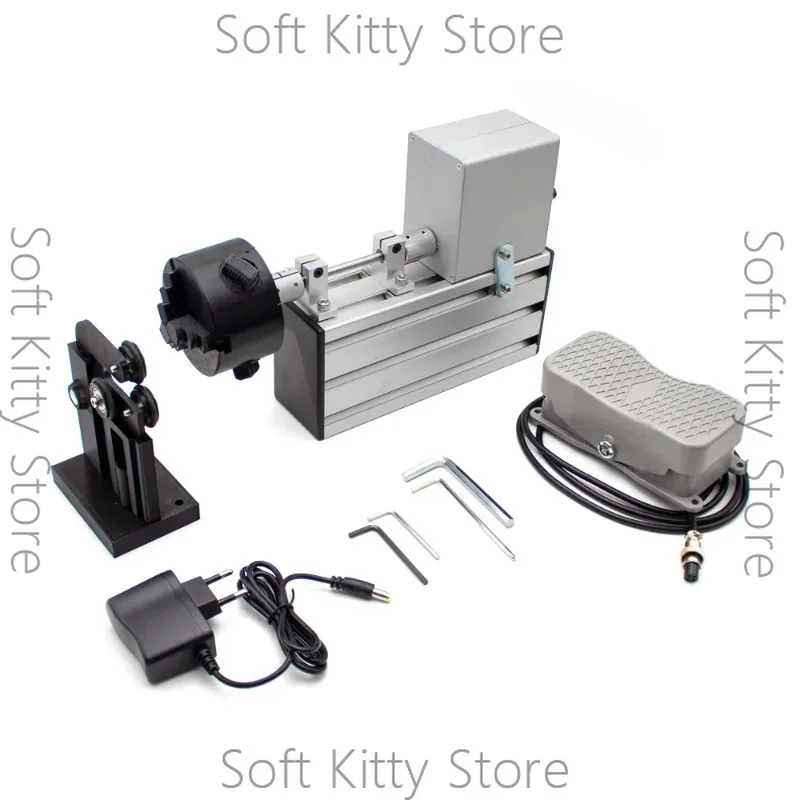 12V DIY Fishing Rod Repair Tool Epoxy Resin Coating & Thread Winding Machine for Lure Rod Building Micro Speed Adjustable Gluer