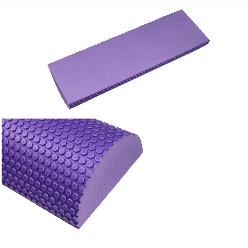 Half Round 30-45cm EVA Massage Foam Roller Yoga Pilates Fitness Equipment Balance Pad Yoga Blocks With Massage Floating Point