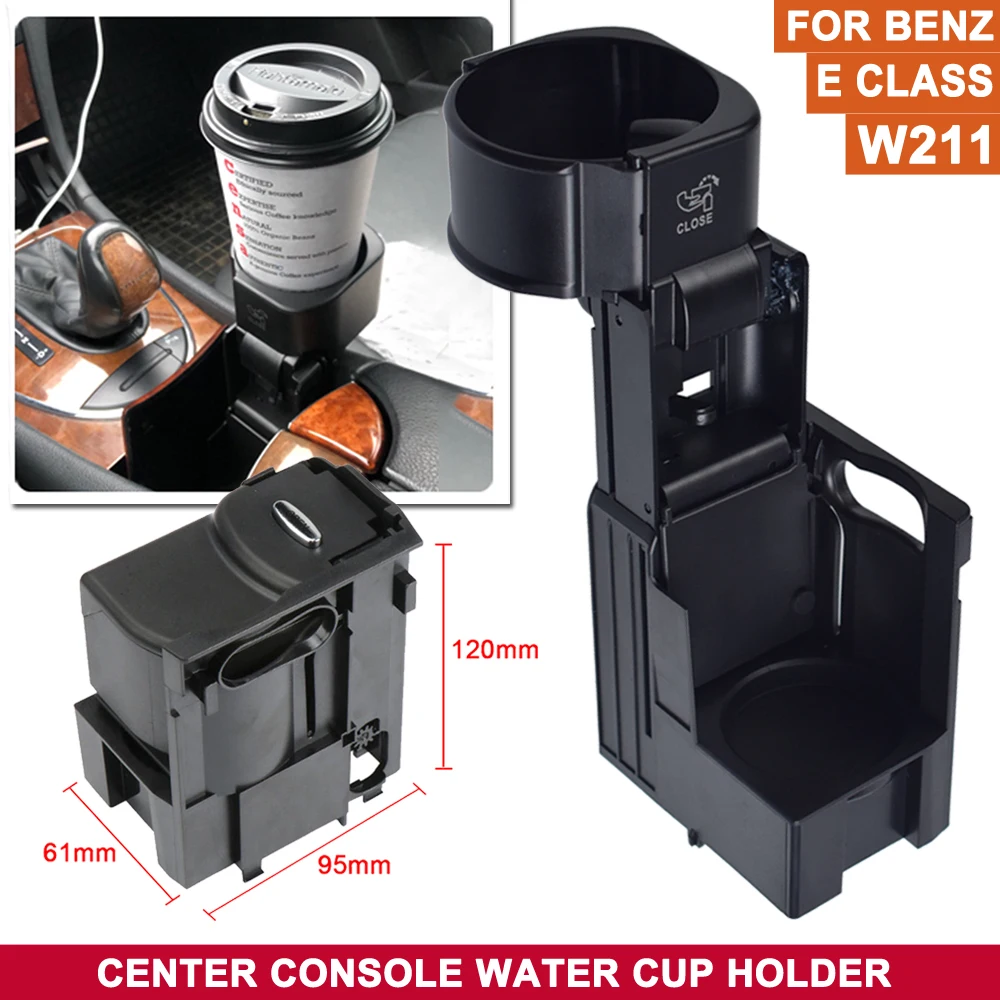For Mercedes For Benz W211 E320 E350 E500 W219 CLS500 CLS Car Center Console Insert Drinks Cup Holder 2116800014 B66920118