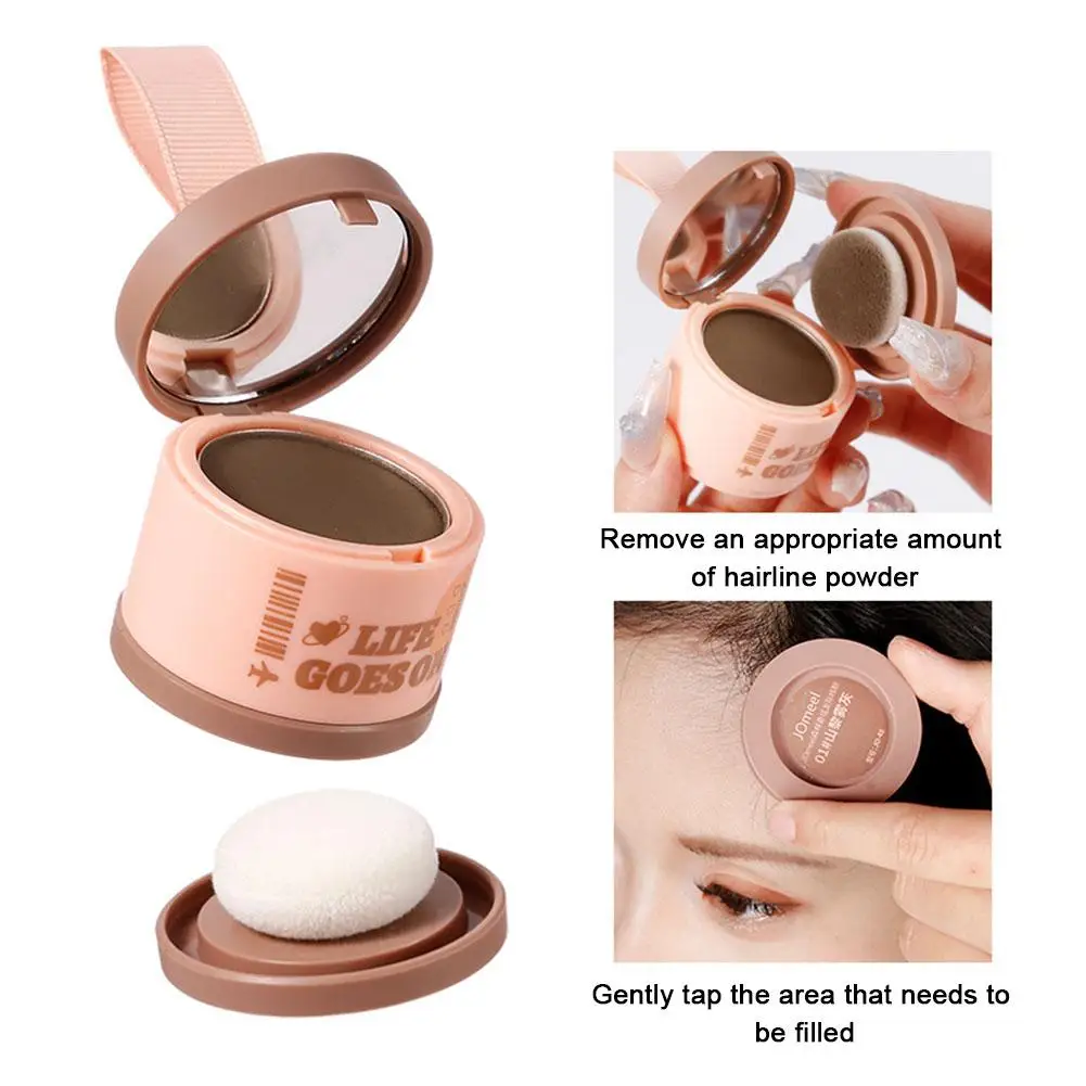 مسحوق شعر طبيعي مقاوم للعرق ، طباشير للشعر ، كونسيلر جذور منفوش ، ظل بني ، رمادي ، H0p8