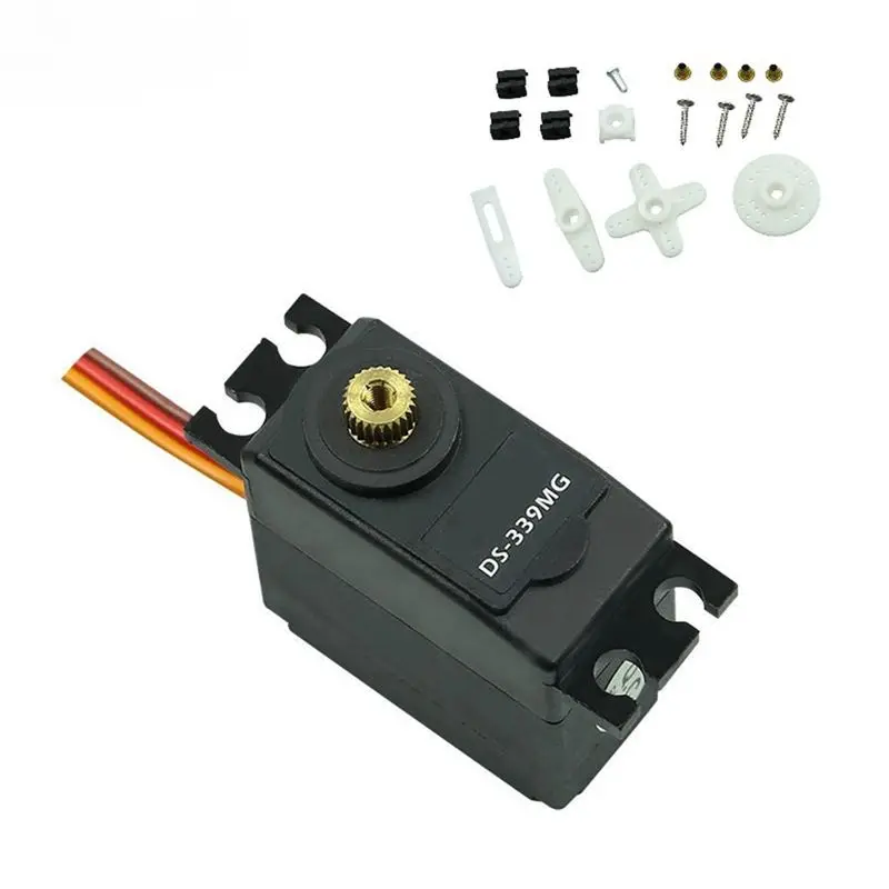 

Сервопривод ABKQ-DS339MG с металлическим редуктором для радиоуправляемых моделей автомобилей, лодок, самолетов, роботов