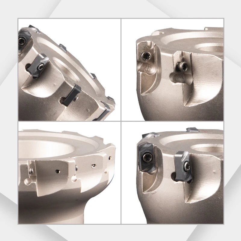 LNMU03 Fast Feed เครื่องตัดหัว40/50/63/80/100มม.เครื่องมือ double-Sided Fast Feed มิลลิ่งใส่ LNMU0303ZER