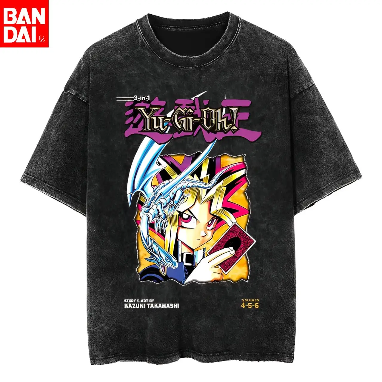 Camiseta Casual de Algodão Yu-Gi-Oh! Anime Dark Magician Girl Black Magician Yugi Muto Streetwear Verão 2026