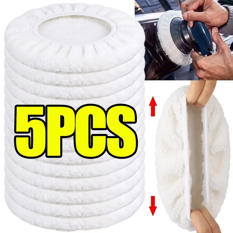 3/4/5/6/7 Inch Polishing Kit Polishing Pad Car Waxing Sponge Disk Wool Wheel Auto Paint Care Polisher Pads for Car Polisher