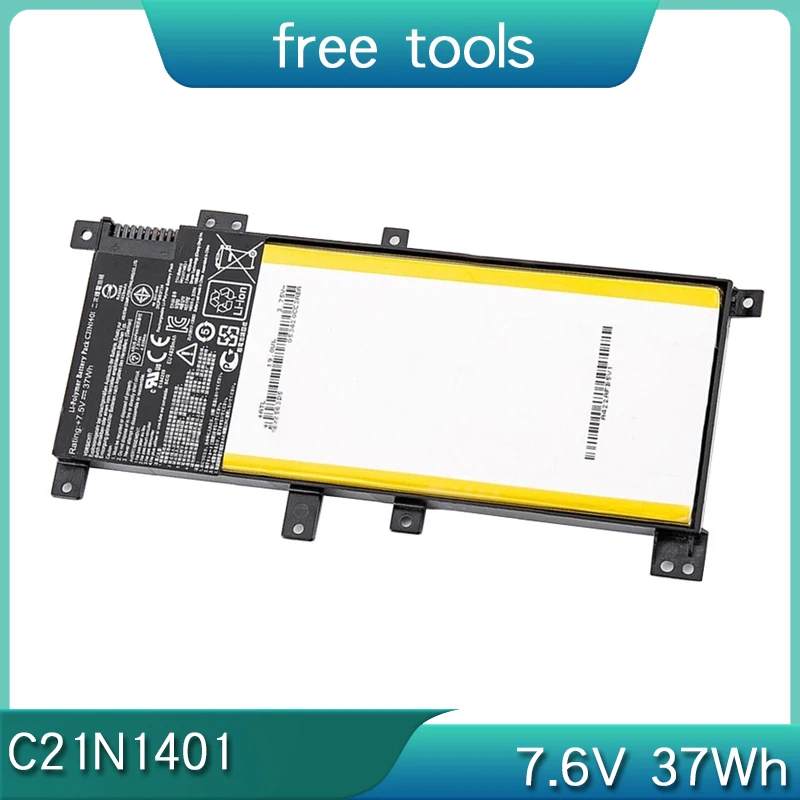 C21N1401 Аккумулятор 7,6 В 37 Втч для ASUS X455 X455L X455LA A455L A455LD A455LN F455L R455LD X454W K455L Y483LD W419 F454L W409L V405L C21N1401 Аккумулятор 7,6 В 37 Втч для ASUS X455 X455L X455LA A455L A455LD A455LN F455L R455LD X454W K455L Y483LD W419 F454L W409L V405L