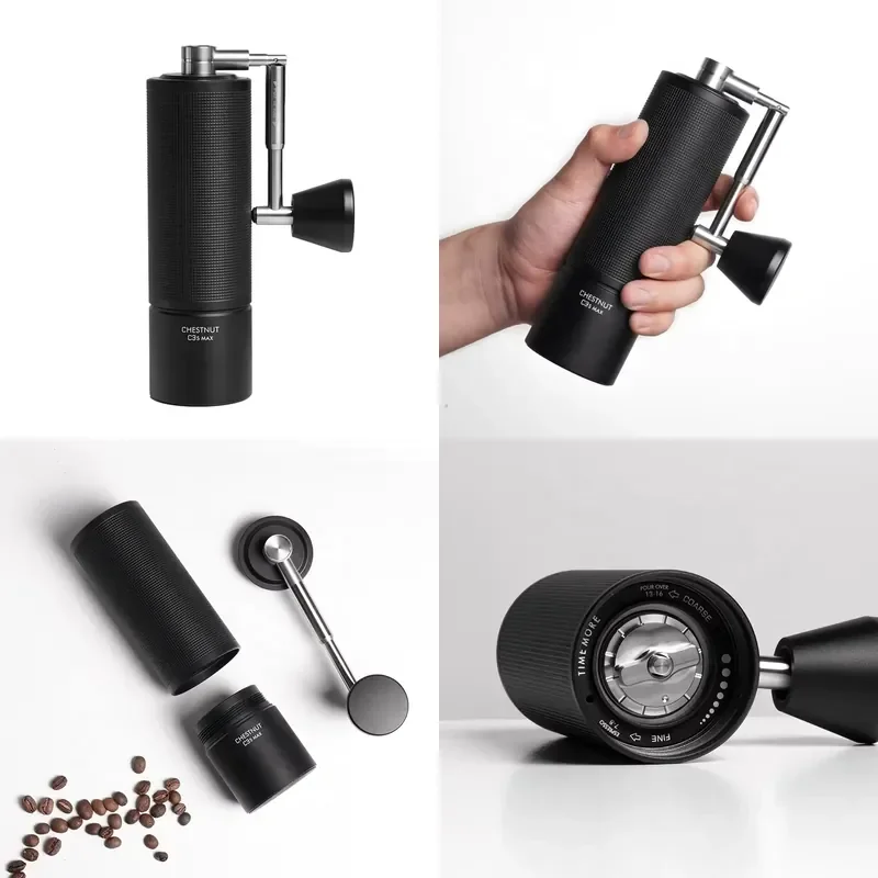 2026CE Timemore Chestnut C3S Max Steel Burr Folding Handle Coffee Bean Grinder