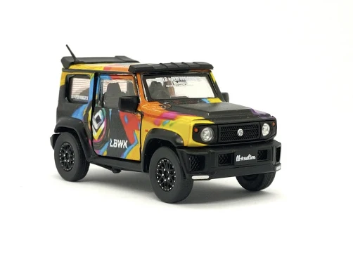 New 1/64 BM Creations Diecast toys Scale Miniature Car   Jimny LB*nation Mini G X by  3 inches Cars For Collection Gift