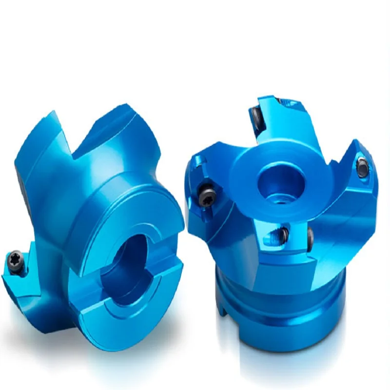 Cnc Aluminum Milling Cutter Head 400r Right Angle Multi Blade Milling Cutter Head 90 Degree Aviation Aluminum
