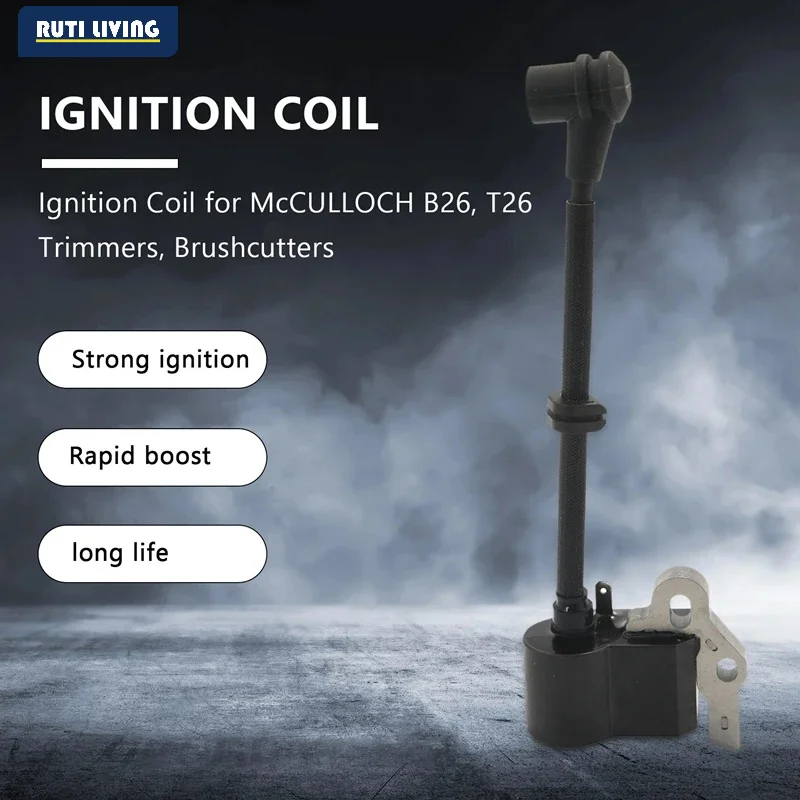 Ignition Coil For McCULLOCH B26 T26 Trimmers SEM Type AM32 MD 3800 3900 4100 MAC30A / SUPER PRO MAC 30 AV, MD3000