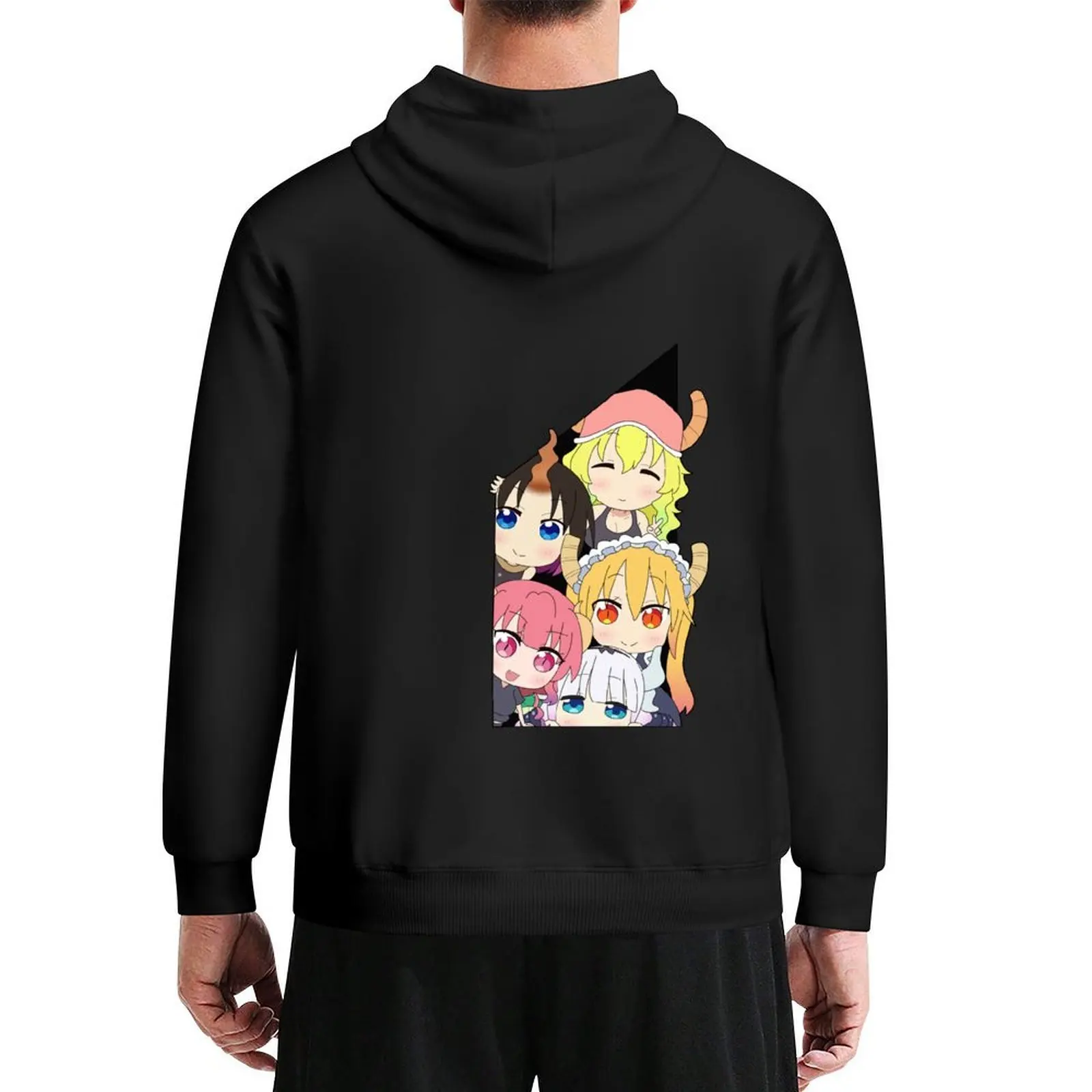 

Maid Dragons Peek Chibi Hoodie men's sweat-shirt autumn clothes korean autumn clothes men's autumn clothes japanese hoodie