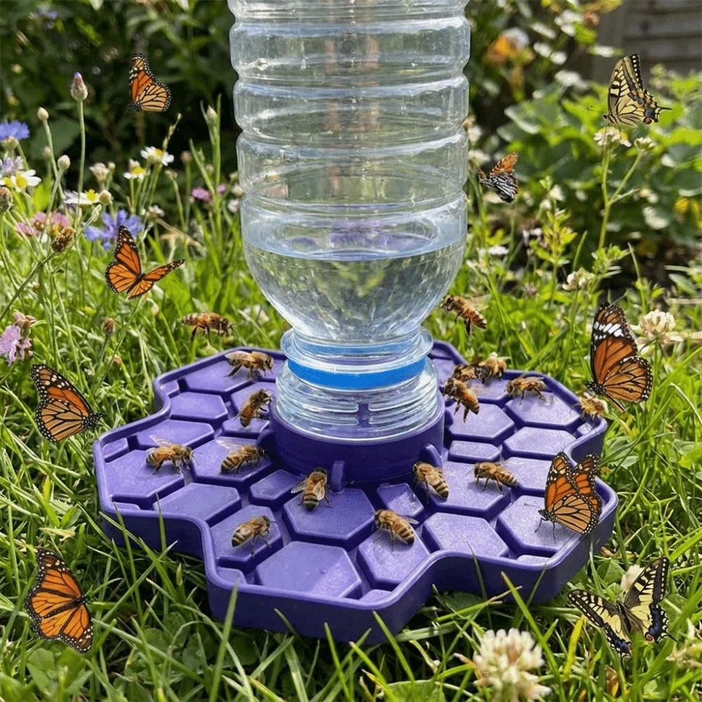 3D Printing Bee Water Feeder Anti Drowning Safe Design Honeybee Drinking Station with Standard Mouth Plastic