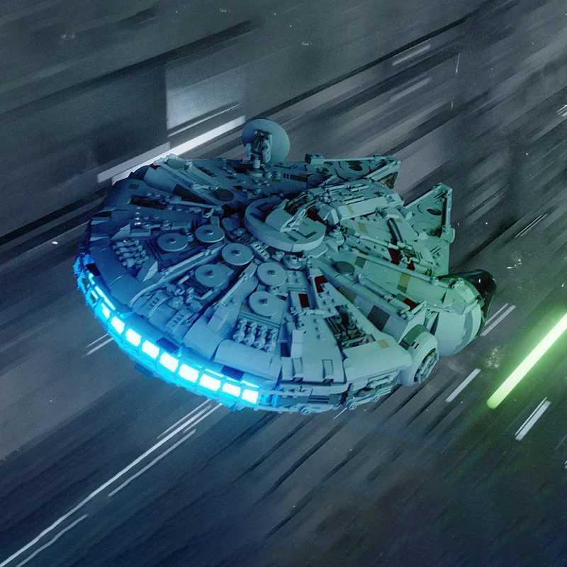 ตัวต่อ MOC PiXEL DANs รุ่น THE FALCON จำนวน 3260 ชิ้น ของเล่นตัวต่อสร้างสรรค์ ประกอบง่าย ไอเดียของขวัญคริสต์มาส ของขวัญวันเกิดสำหรับเด็ก