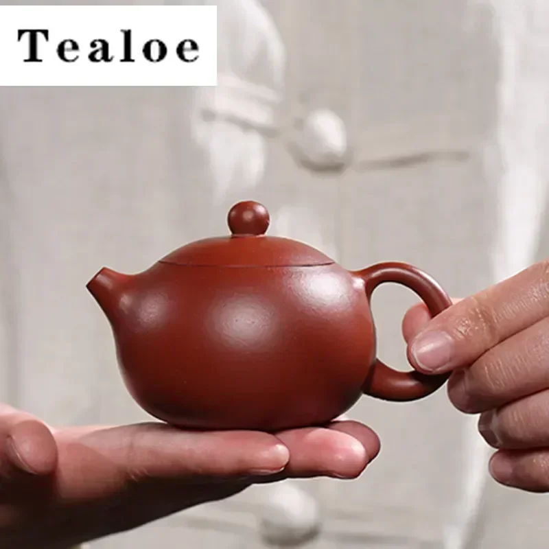 90ml Yixing Purple Clay Teapots Authentic Dahongpao Xishi Tea Pot Ball Hole Filter Kettle Handmade Boutique Zisha Tea Set