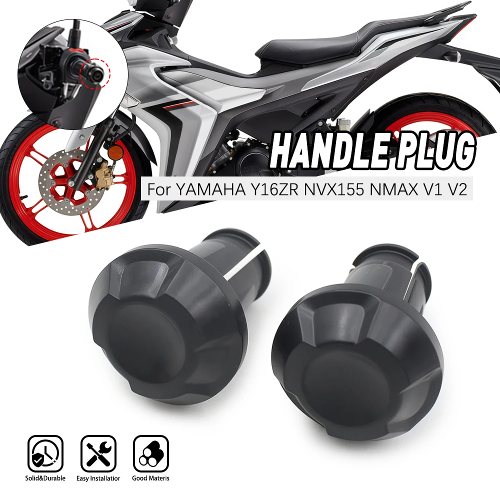 

For YAMAHA Y16ZR NVX NMAX V1-V2 AVANTIZ SOLARIZ Motorcycle CNC Handle Bar Handleba Grips Cap End