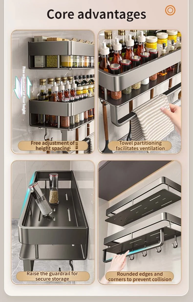Prateleira de Cozinha em Alumí - Tech Accessories Organizer avaliação e preço