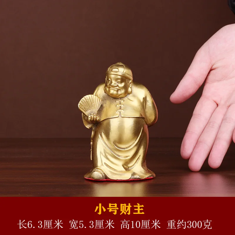 

Pure Copper One Book of Ten Thousand Profit Money Shopkeeper Ornament Shop Office Decoration Landlord Accountant Old Rich Man Mo