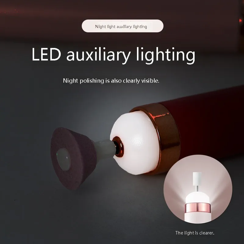 Zestaw elektrycznych wiertarek do paznokci Pedicure Sprzęt do szlifowania Młyn do żelowego lakieru do paznokci Manicure Profesjonalne narzędzie do polerowania paznokci