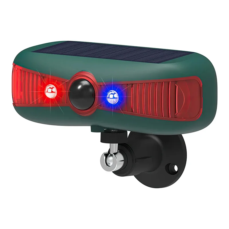 B24B Solar Motion Sensor Alarm Solar Empfindliche PIR Motion Sensor Bellen 129Db Ton Warnung