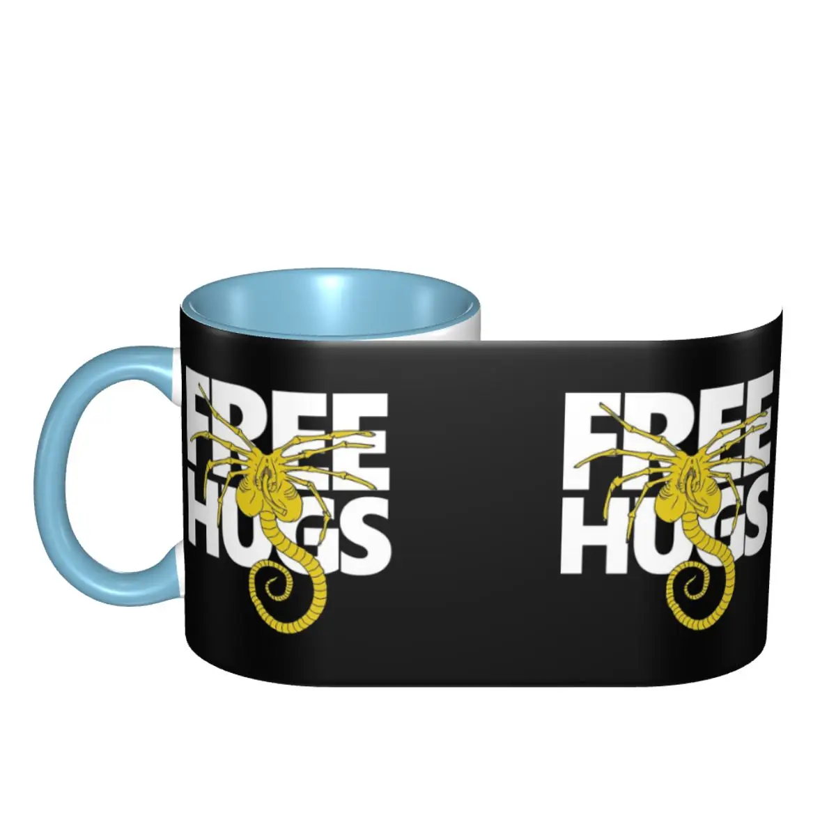 FaceHugger Alien Xenomorph Shoulder Mug Funny Ceramic Coffee Cups Tea Mugs Milk Cup Drinkware Gifts for Friends DIY Custom
