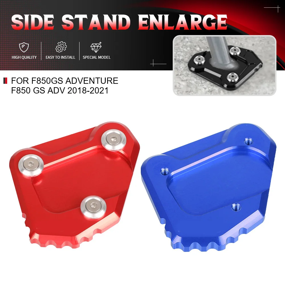 

For BMW F750GS F750 F850 GS F850GS ADVENTURE Motorcycle CNC Accessories Kickstand Side Stand Extension Pad Support Plate Enlarge