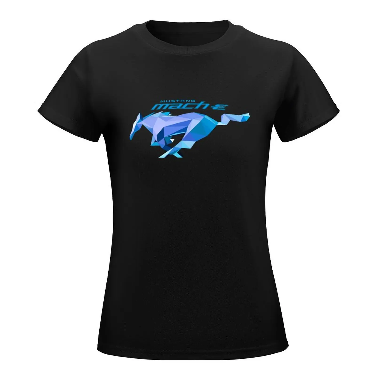 Mustang Mach-E - Electric Pony T-Shirt Short sleeve tee summer tops funny black t shirts for Women