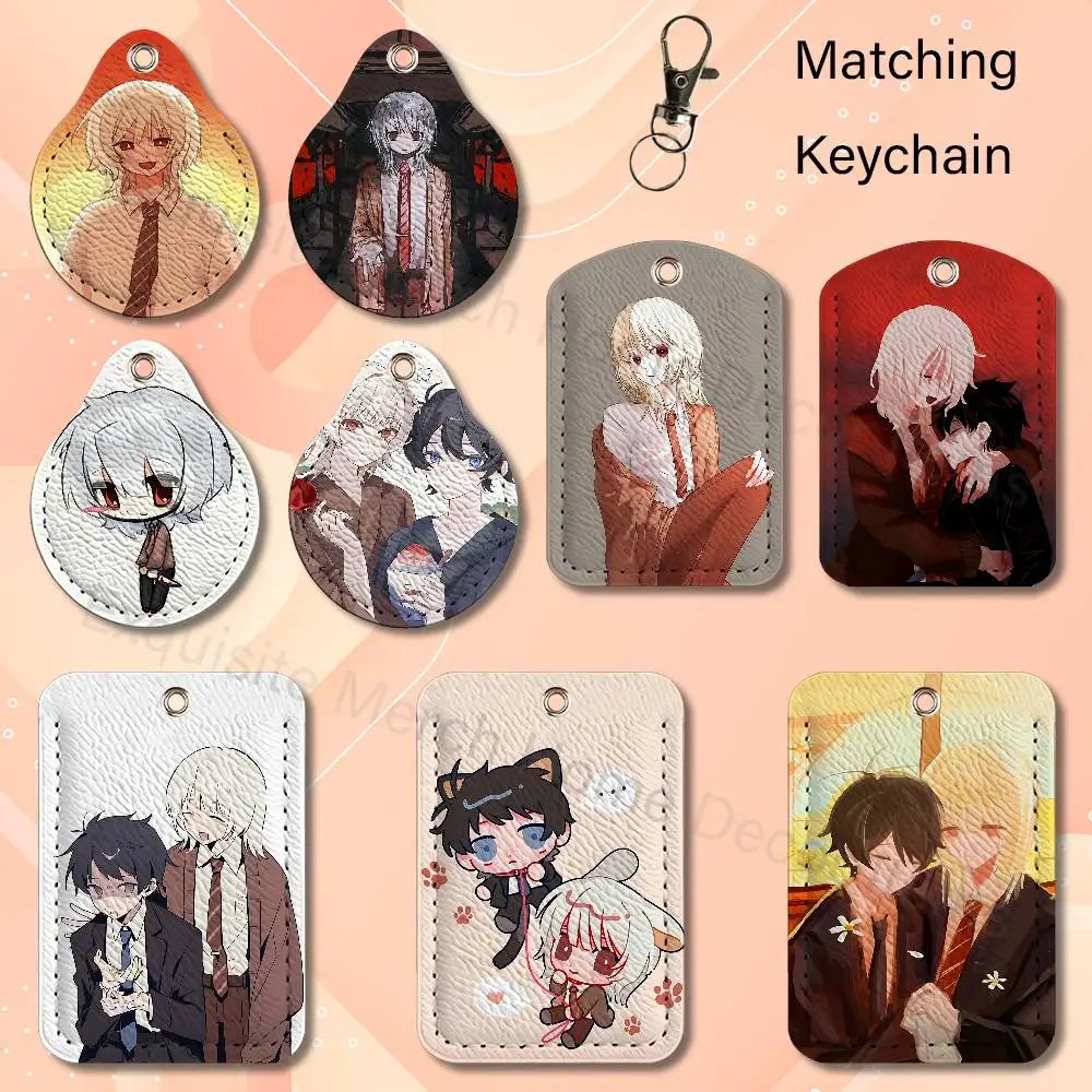 S-Saihate Game S-Station Wholesale PU Leather Card Cover 3 Styles Available Teardrop Long Small Rectangle Keychain