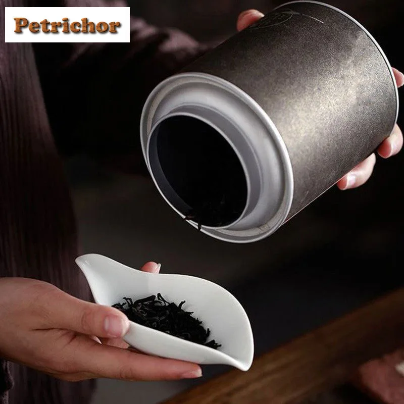 Handmade Ceramic Tea Scoop Elegant Tea Boxes Saucer Chahe Shovel Household Awakening Tea Ladle Oolong Tea Teaware Gift Supplies