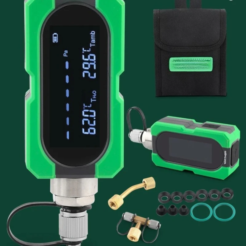 Utility MVG‑1 Digital Vacuum Gauge, Digital Display Absolute Pressure Meter Air Conditioner Vacuum Pumping