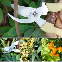 Pruning Knife Garden Scissors for Flower Fruit Tree Professional Garden Trimmer Scissors Hand Tools Gardening Pruning Scissors 6
