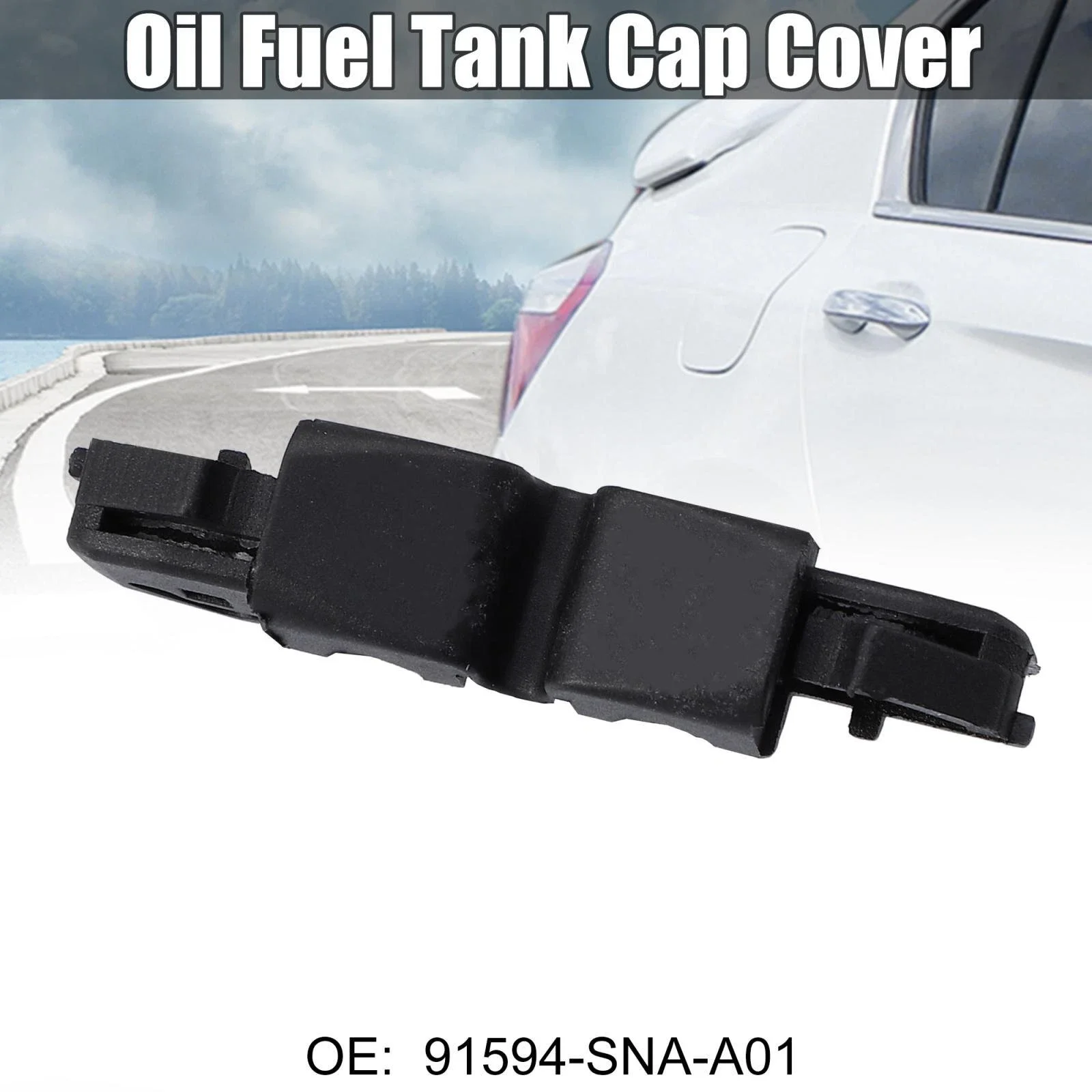 1/2pcs Car Fuel Tank Filler Cap Clip 91594-SNA-A01 for Honda Fit Civic Accord C-RV Jazz City Odyssey New