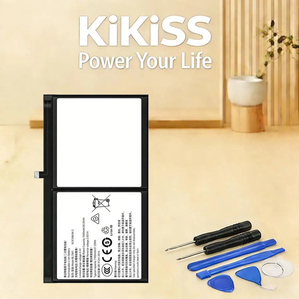 

BLT001 7100Mah For Oppo Realme Pad 10.4 RMP2103 RMP2102 Tablet Battery Good Low-Temperature Performance