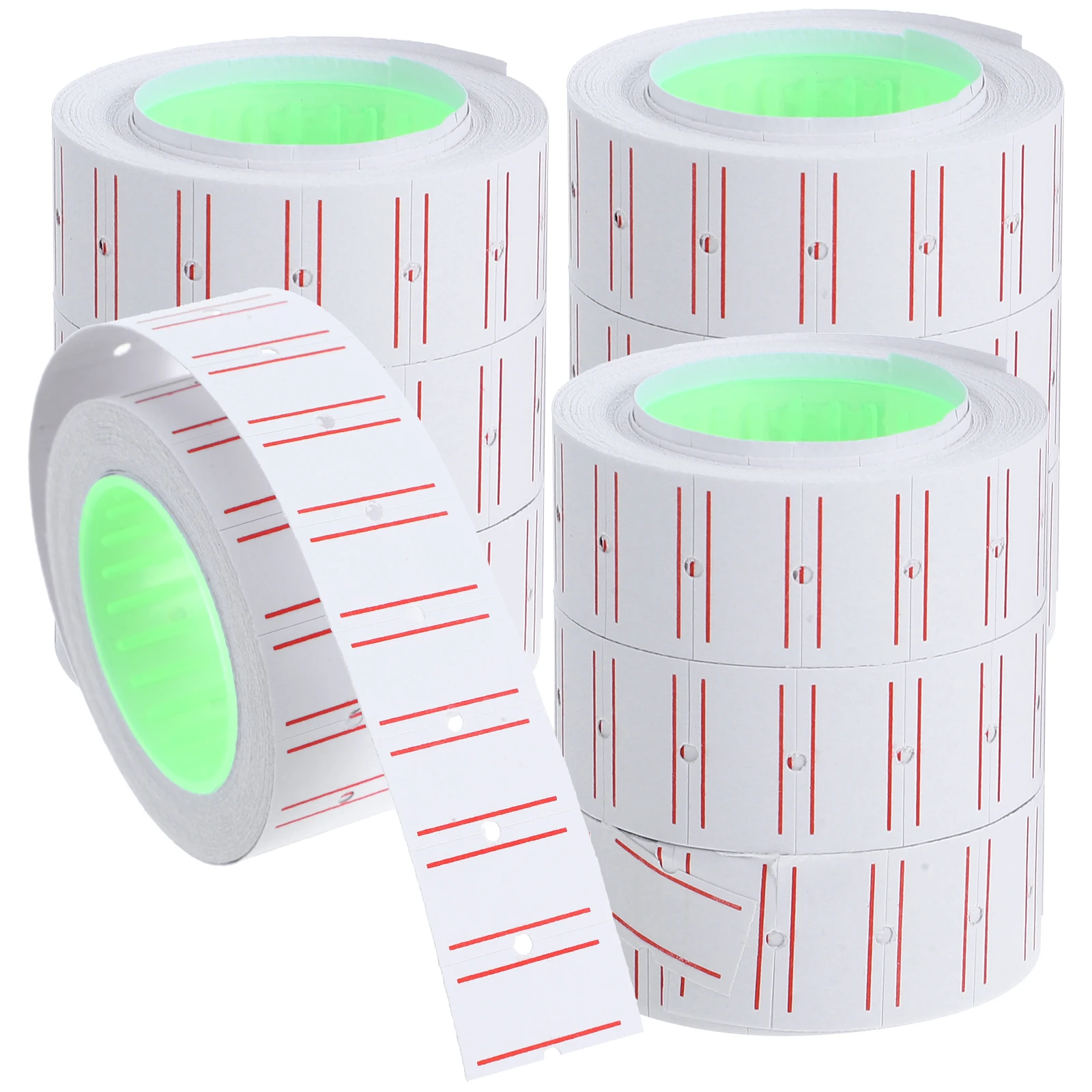 5000pcs 가격 라벨 용지 슈퍼마켓 비용 태그 스티커 자체 접착 시장 태그 차고 판매 표시 소매점 용품 스티커