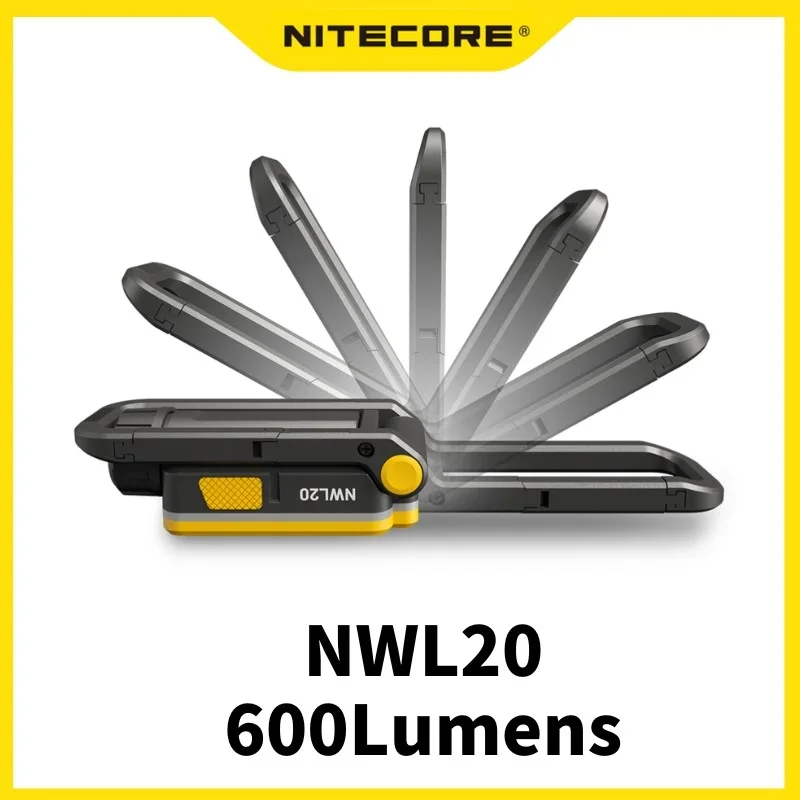 NITECORE NWL20 flashlight Multifunctional triple Output work light Headlamp Headlight Floodlight Spotlight