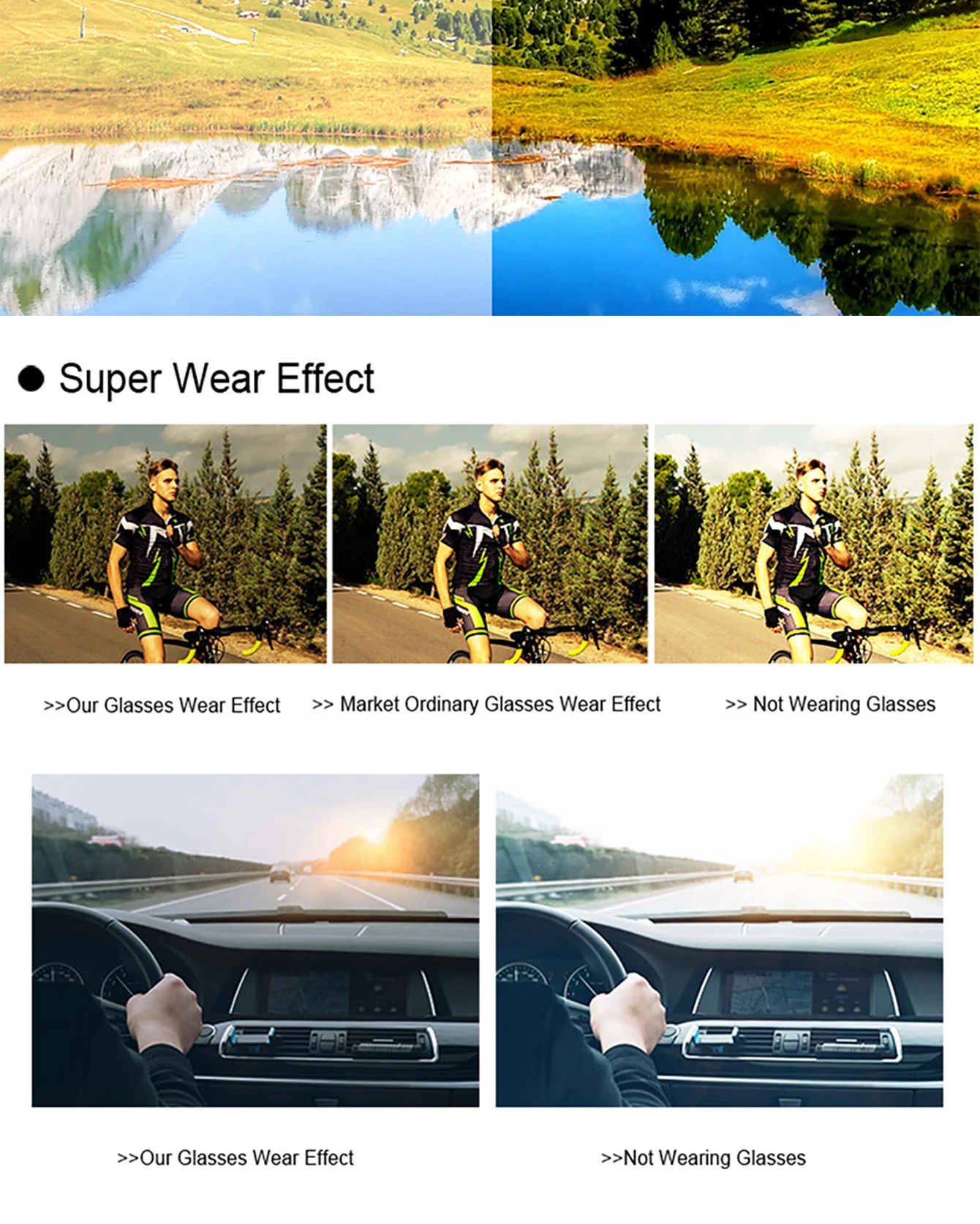 Quadratische Mode UV400 Sonnenbrille Männer Frauen Outdoor Fahren Fahrrad Straße Winddichte Brille Wandern Camping Klassische Shades – Detail 14