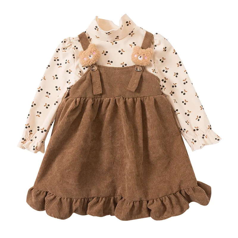 Girls' dresses Spring and Autumn 2024 new fashion spring children's fashion little girl baby spring dress