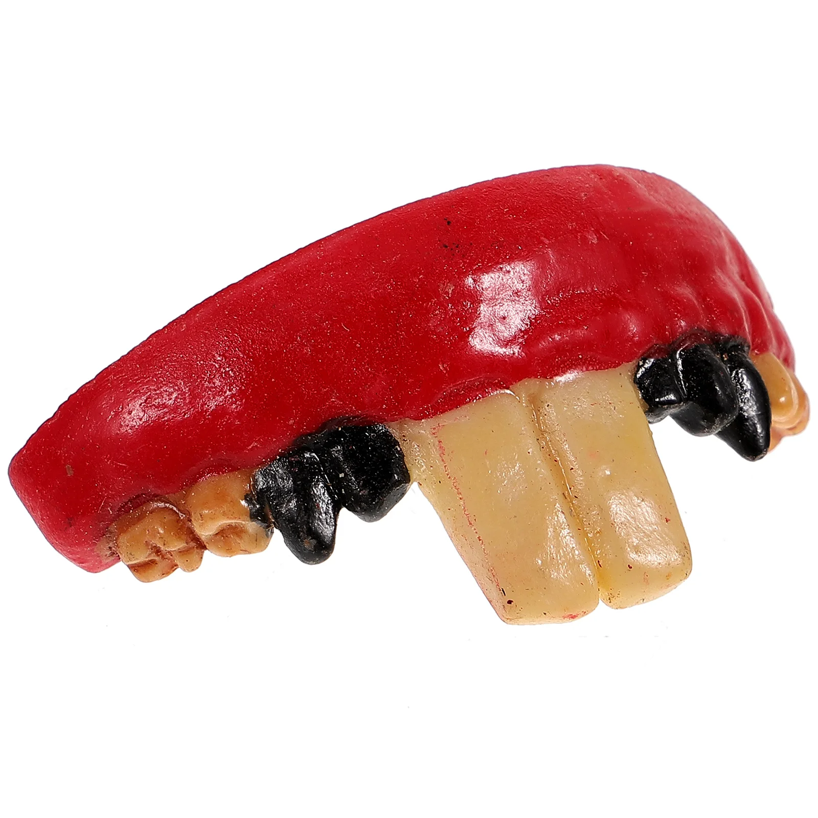 

Halloween Dentures Prop Photo Trick Teeth Giant Fake Props Cosplay Scary for Funny Plastic Decorative