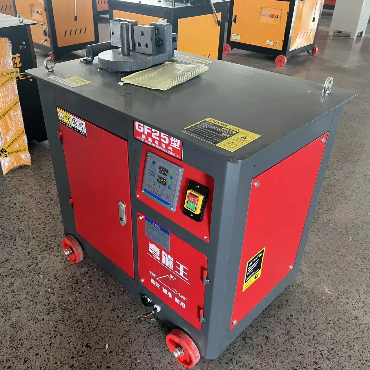 GF20/25/28/32/36 numerical control automatic steel bar bending machine, can bend 28mm round steel and threaded carbon steel