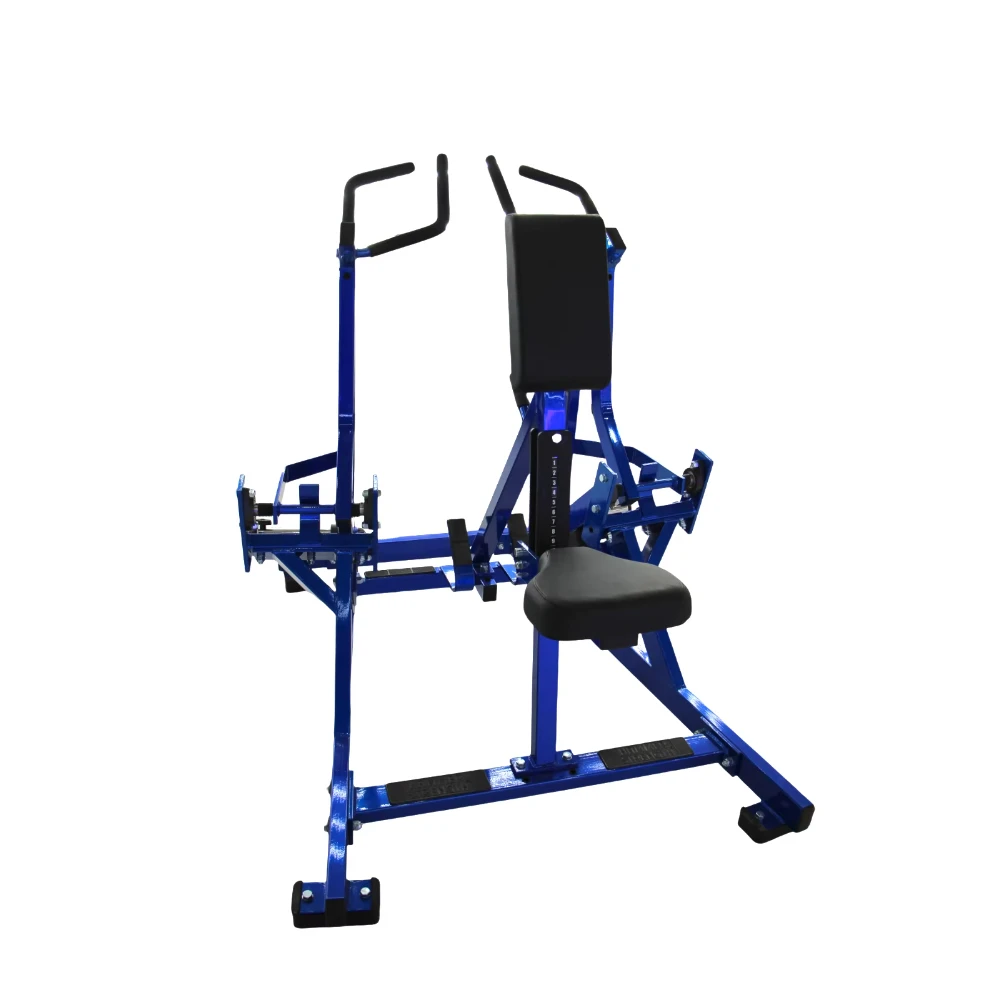 

ISO-Lateral Rowing Machine Commercial Durable Steel Gym Equipment ISO9001/CE Plate Loaded Body Sculpture Safety Legs for Home