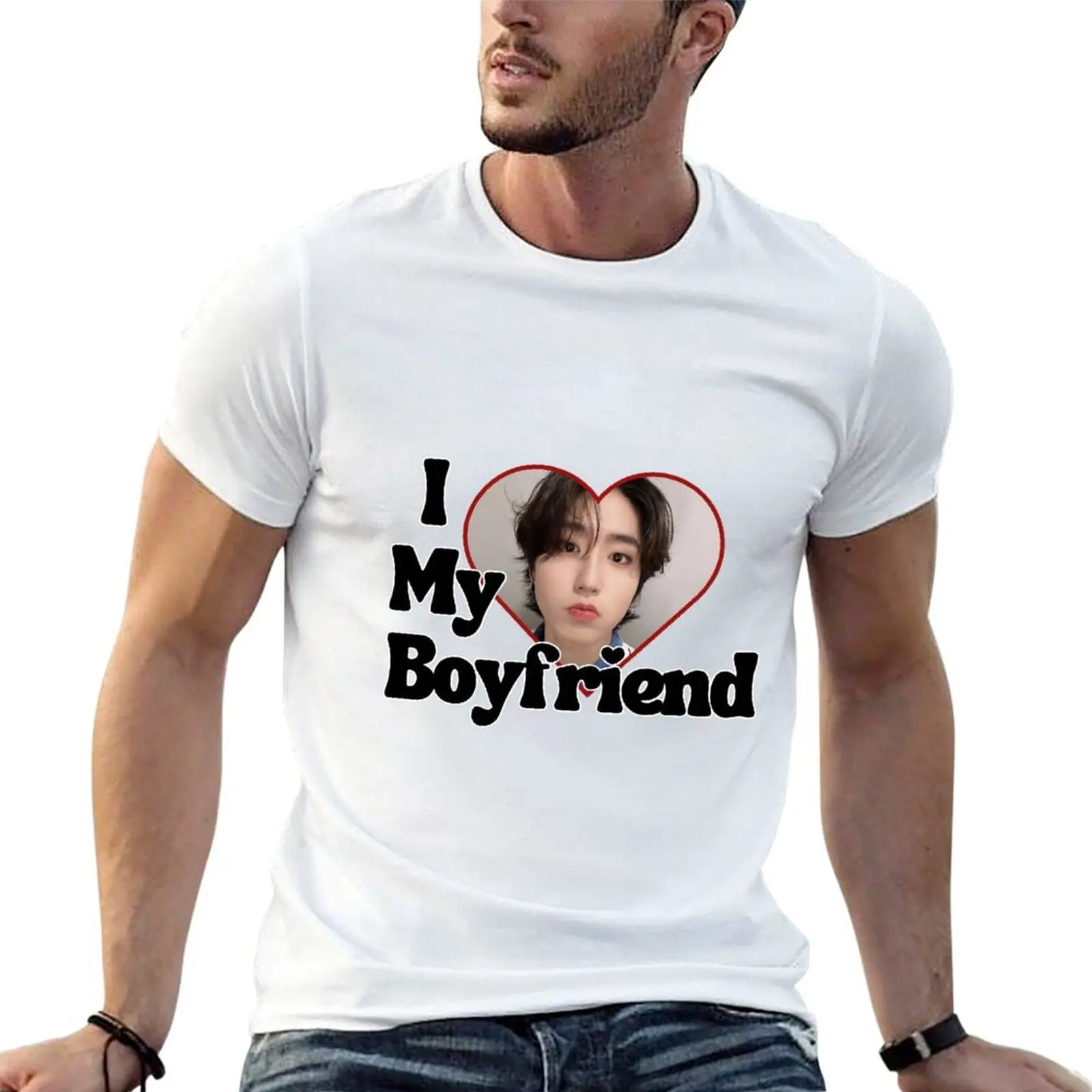 

Han T-Shirt plain t man shirt graphic tshirt I Jisung my love t sticker mens boyfriend anime shirts