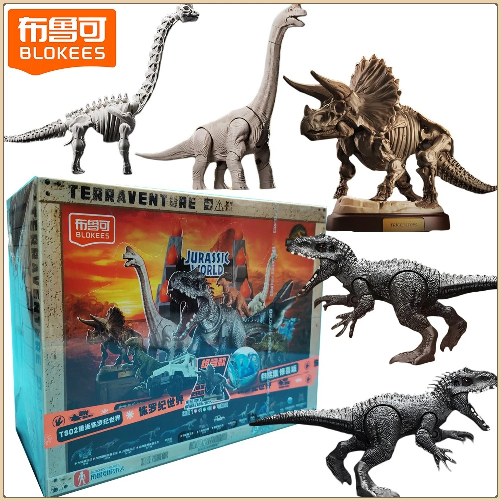 本物のブローキーズ ジュラシックワールド サプライズエディション ブラインドボックス 高精度モデル ポータブルおもちゃ デスクトップオーナメント 子供の趣味のギフト